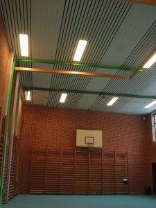 sports hall ceiling